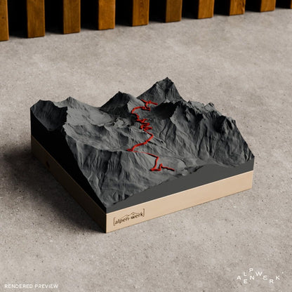 Bergrelief Track | Col du Galibier