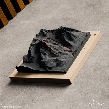 Relieve Ruta | Travesía del Watzmann