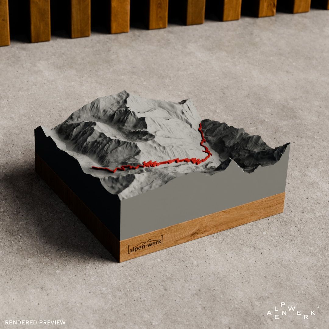 Bergrelief Track | Stilfser Joch - Passo Stelvio
