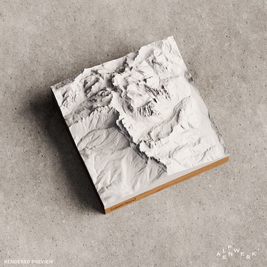 Bergrelief Classic | Rosengartengruppe