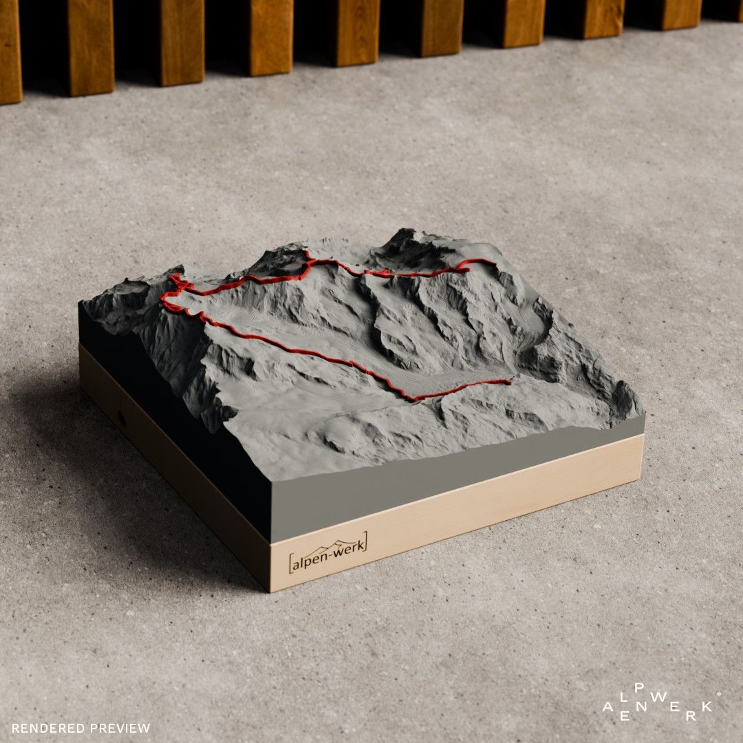 Relief Trace | Circuit Monte-Rosa | Tour Spaghetti