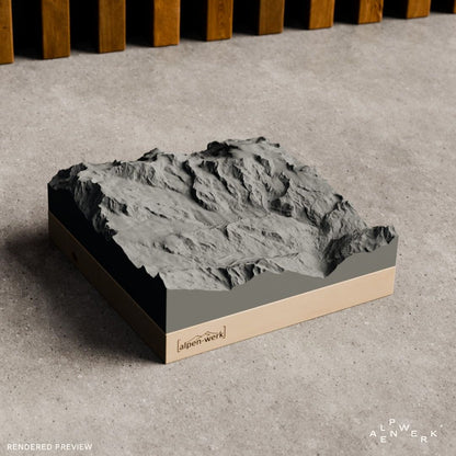Relief "Oak" Monte Rosa Überschreitung