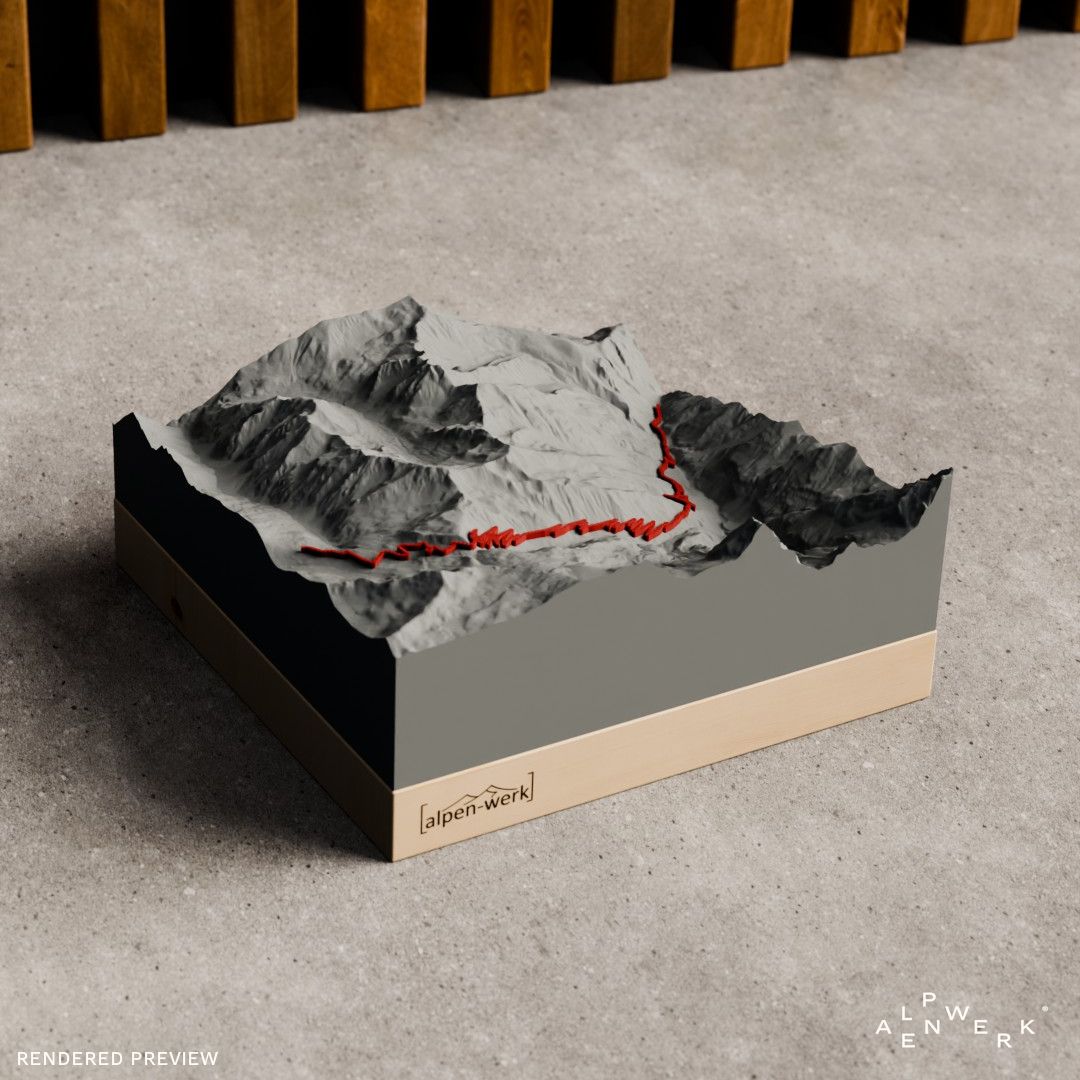 Bergrelief Track | Stilfser Joch - Passo Stelvio