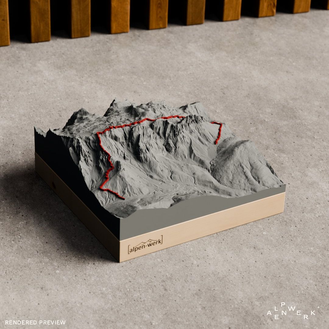 Bergrelief Track | Königsjodler