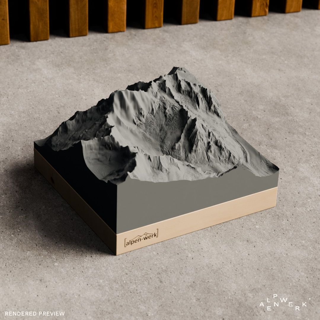 Relief « Chêne » Grandes Jorasses