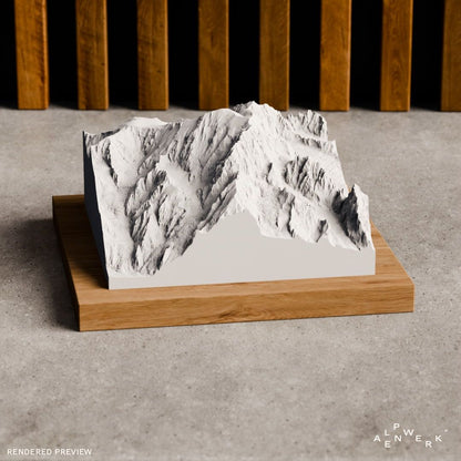 Bergrelief Classic | Mont Blanc