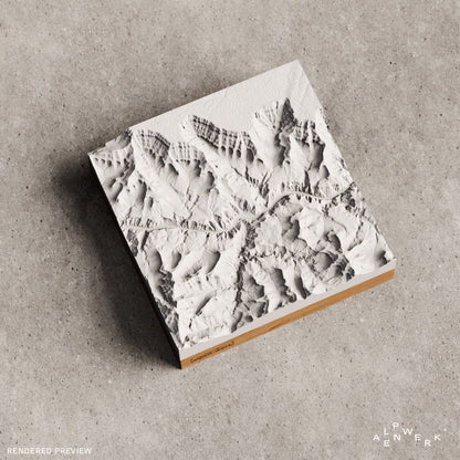 Bergrelief Classic | Grand Canyon | Mather Point