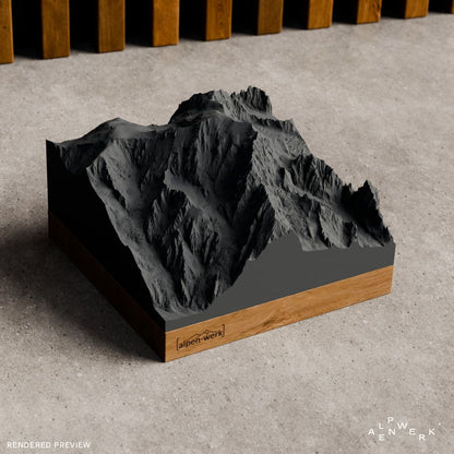 Bergrelief Classic | Mont Blanc