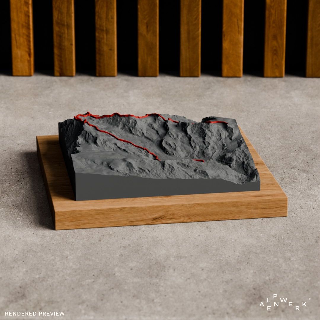 Relief Trace | Circuit Monte-Rosa | Tour Spaghetti