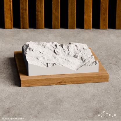 Relief "Oak" Monte Rosa Überschreitung
