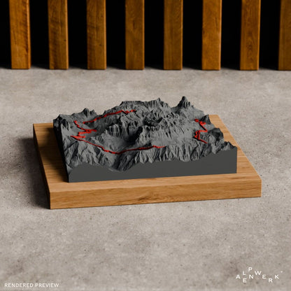 Bergrelief Track | Sella Ronda | Ski
