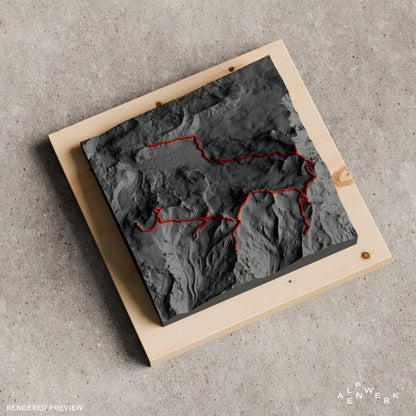 Bergrelief Track | Monte-Rosa-Runde | Spaghetti Tour