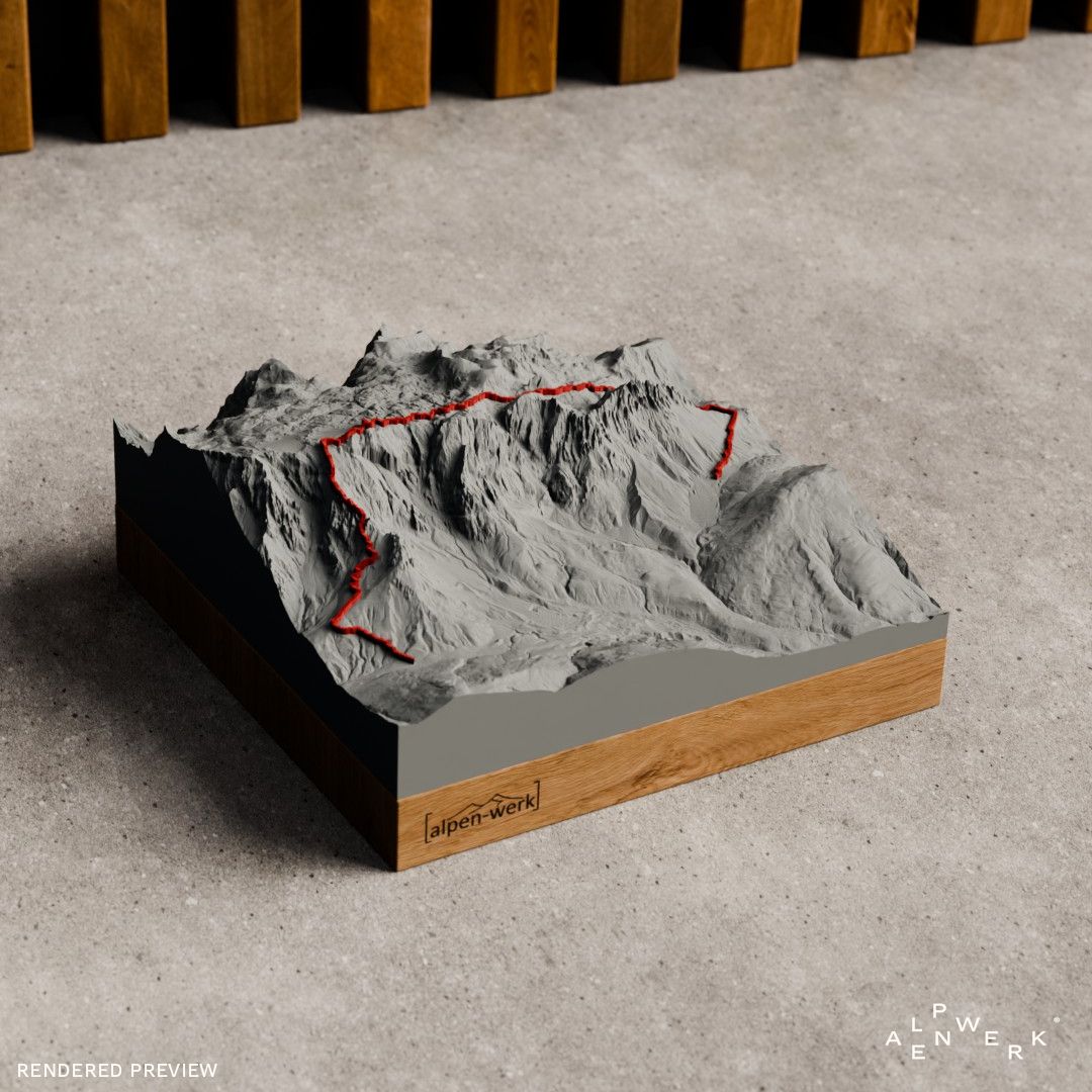 Bergrelief Track | Königsjodler