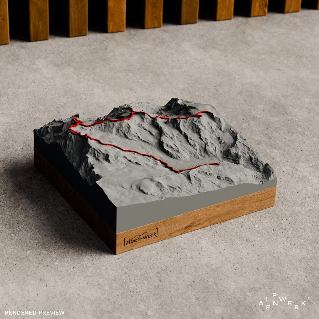 Relief Trace | Circuit Monte-Rosa | Tour Spaghetti
