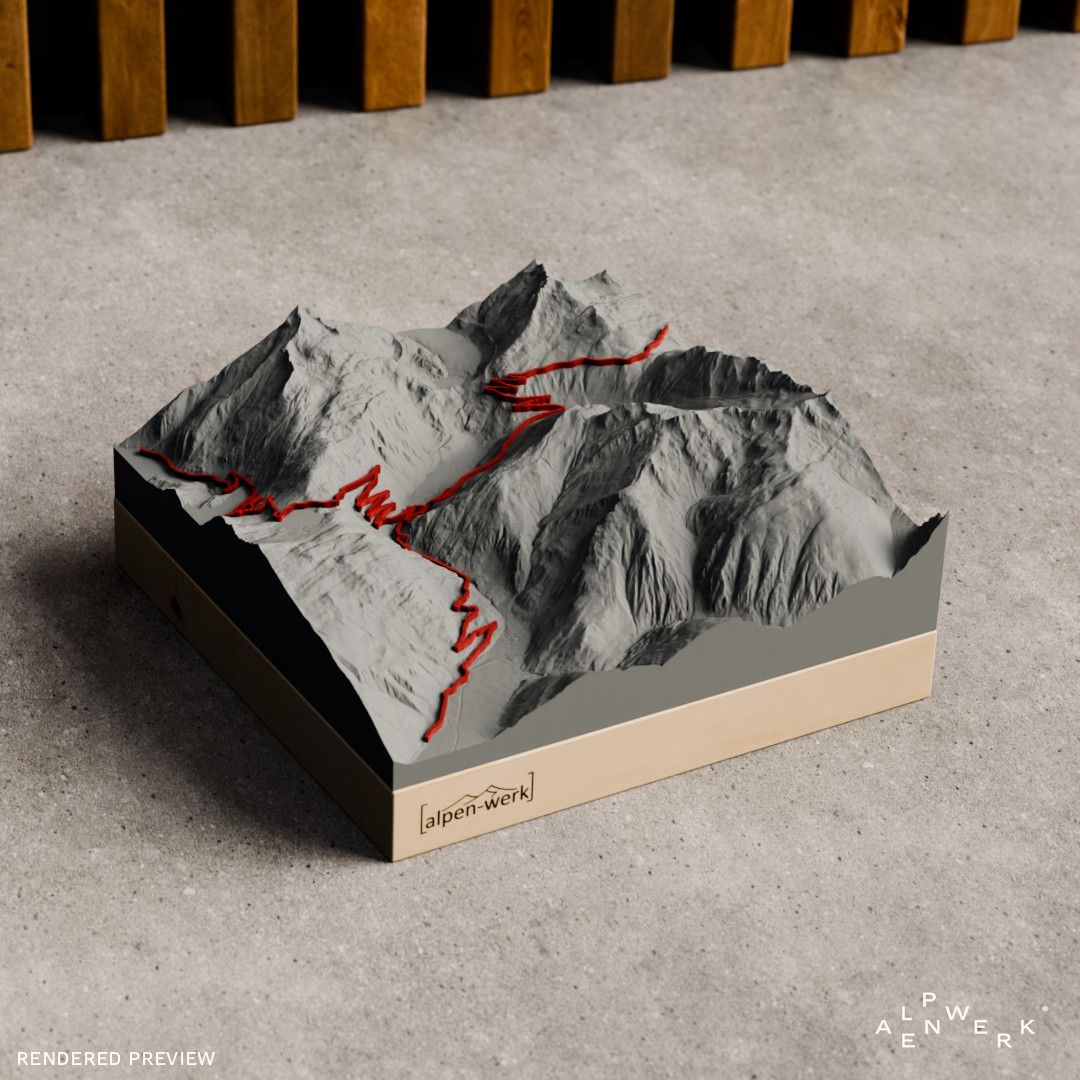 Bergrelief Track | Furkapass - Grimselpass