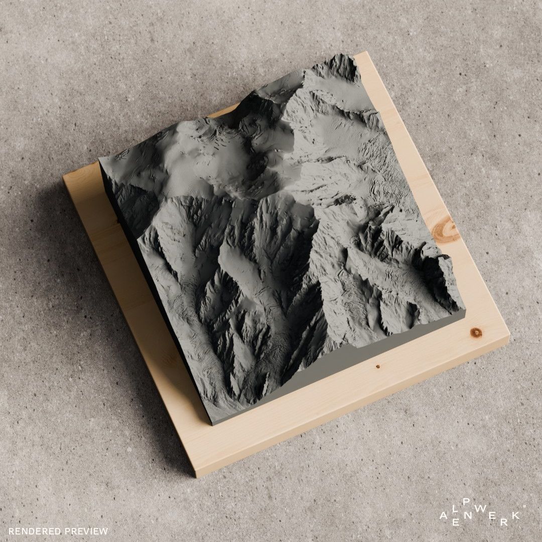 Bergrelief Classic | Mont Blanc