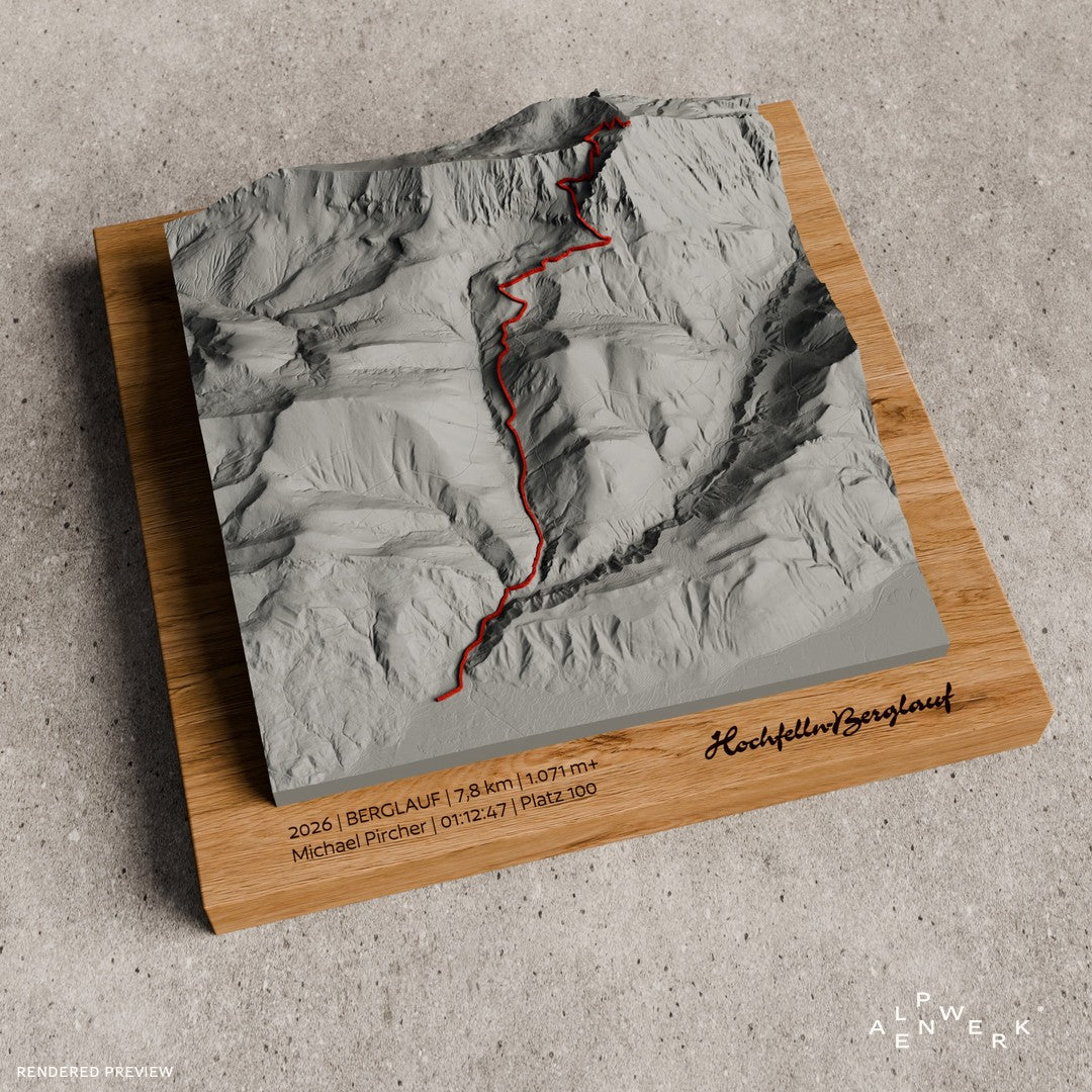 Bergrelief Track | Hochfellnberglauf | 2026