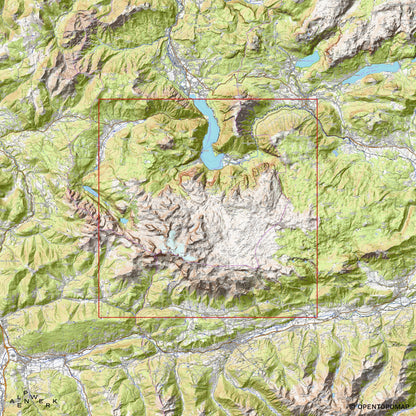 Bergrelief Classic | Dachsteinmassiv