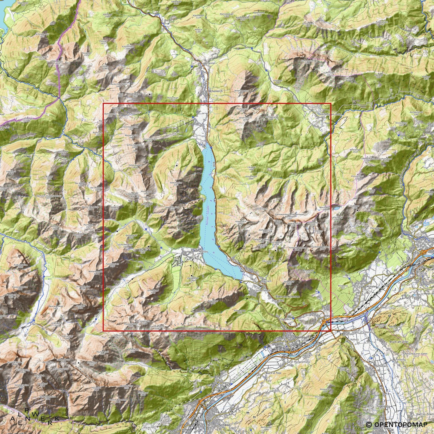 Bergrelief Classic | Achensee