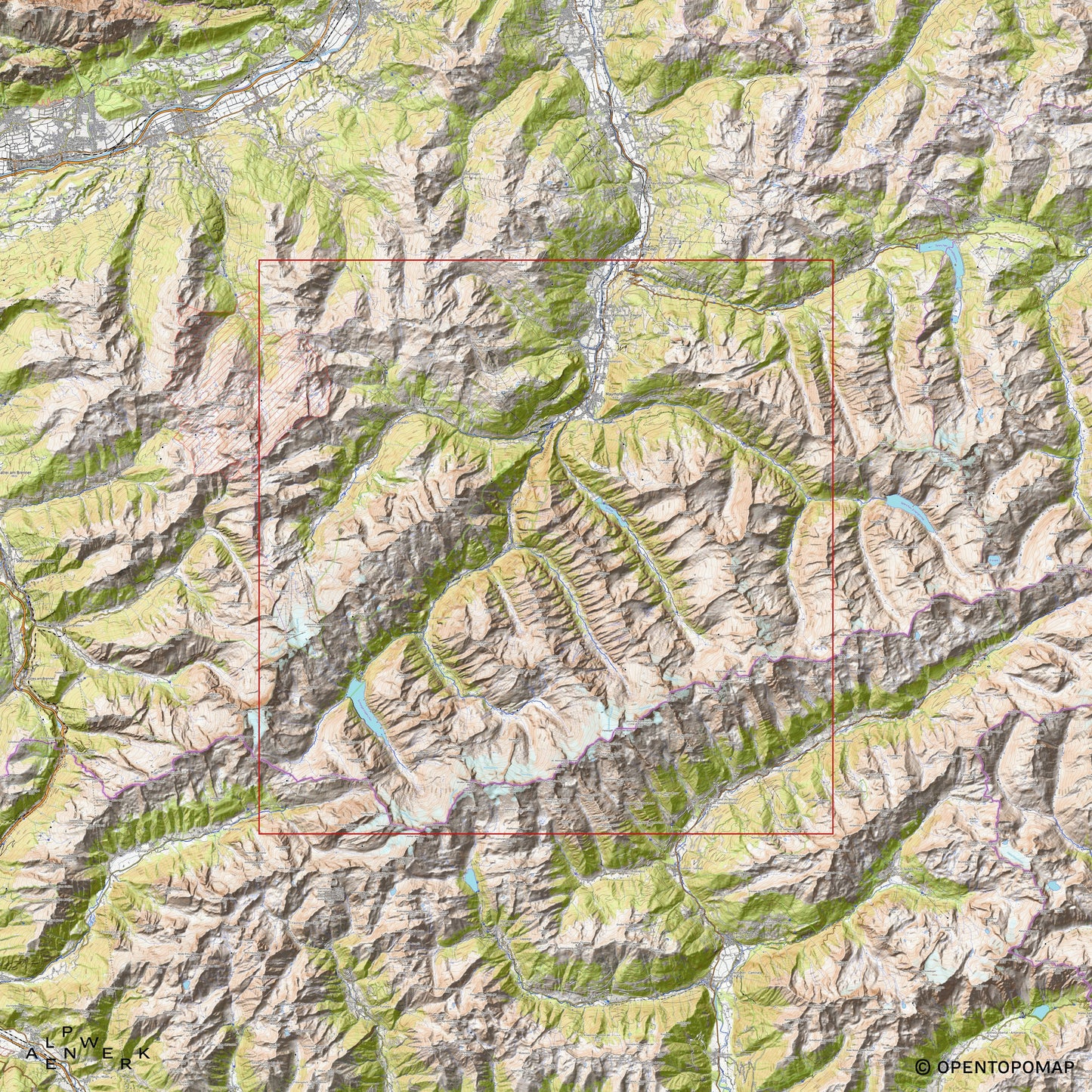 Bergrelief Classic | Zillertal