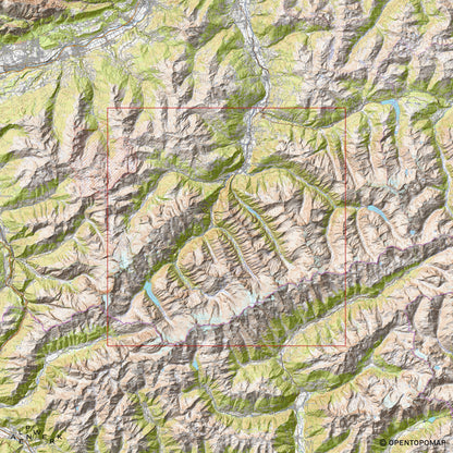 Bergrelief Classic | Zillertal