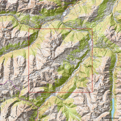 Bergrelief Classic | Serfaus Fiss Ladis