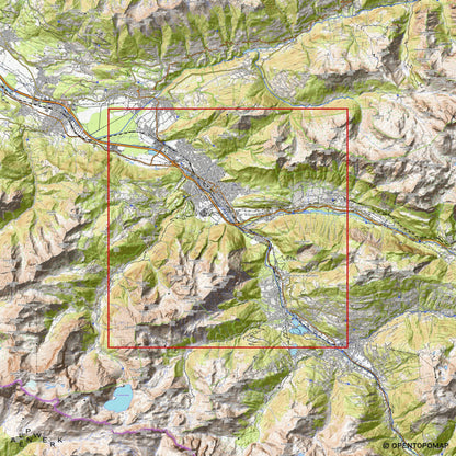 Bergrelief Classic | Bludenz