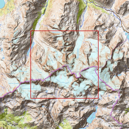 Bergrelief Classic | Piz Bernina