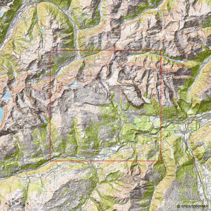 Bergrelief Classic | Flims, Laax, Falera