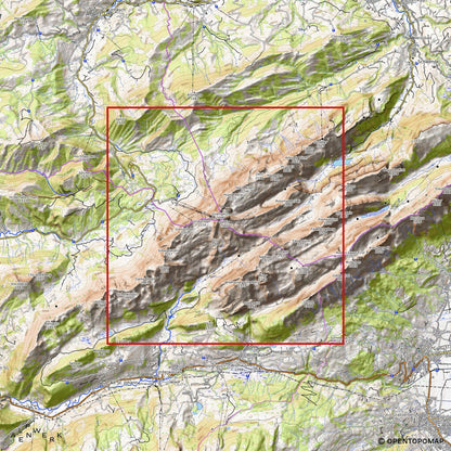 Bergrelief Classic | Säntis