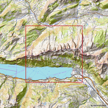 Bergrelief Classic | Churfirsten
