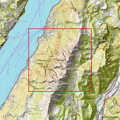 Bergrelief Classic | Monte Baldo