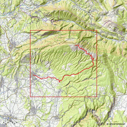 Bergrelief Track | Bédoin - Mont Ventoux