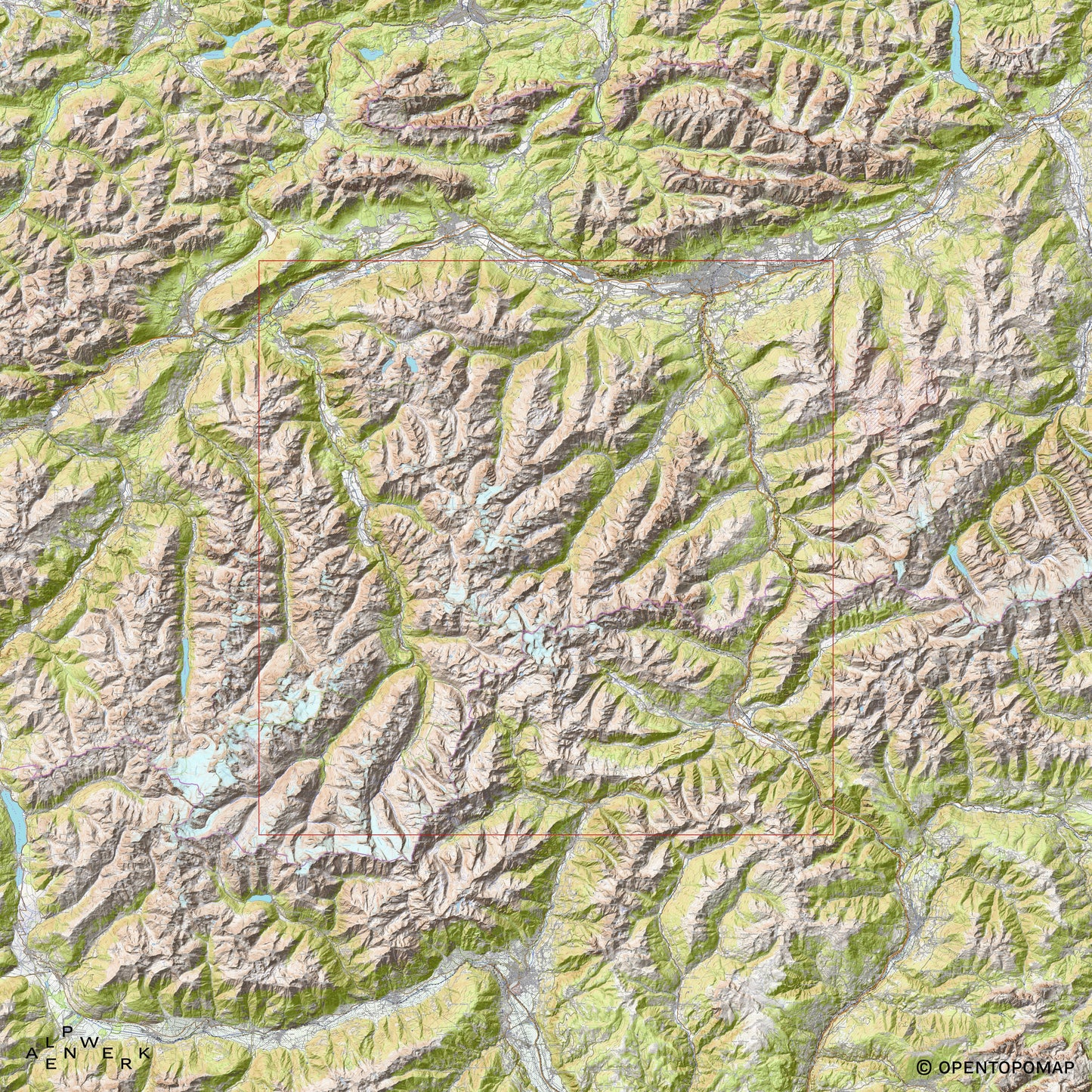 Bergrelief Track | Ötztaler Radmarathon