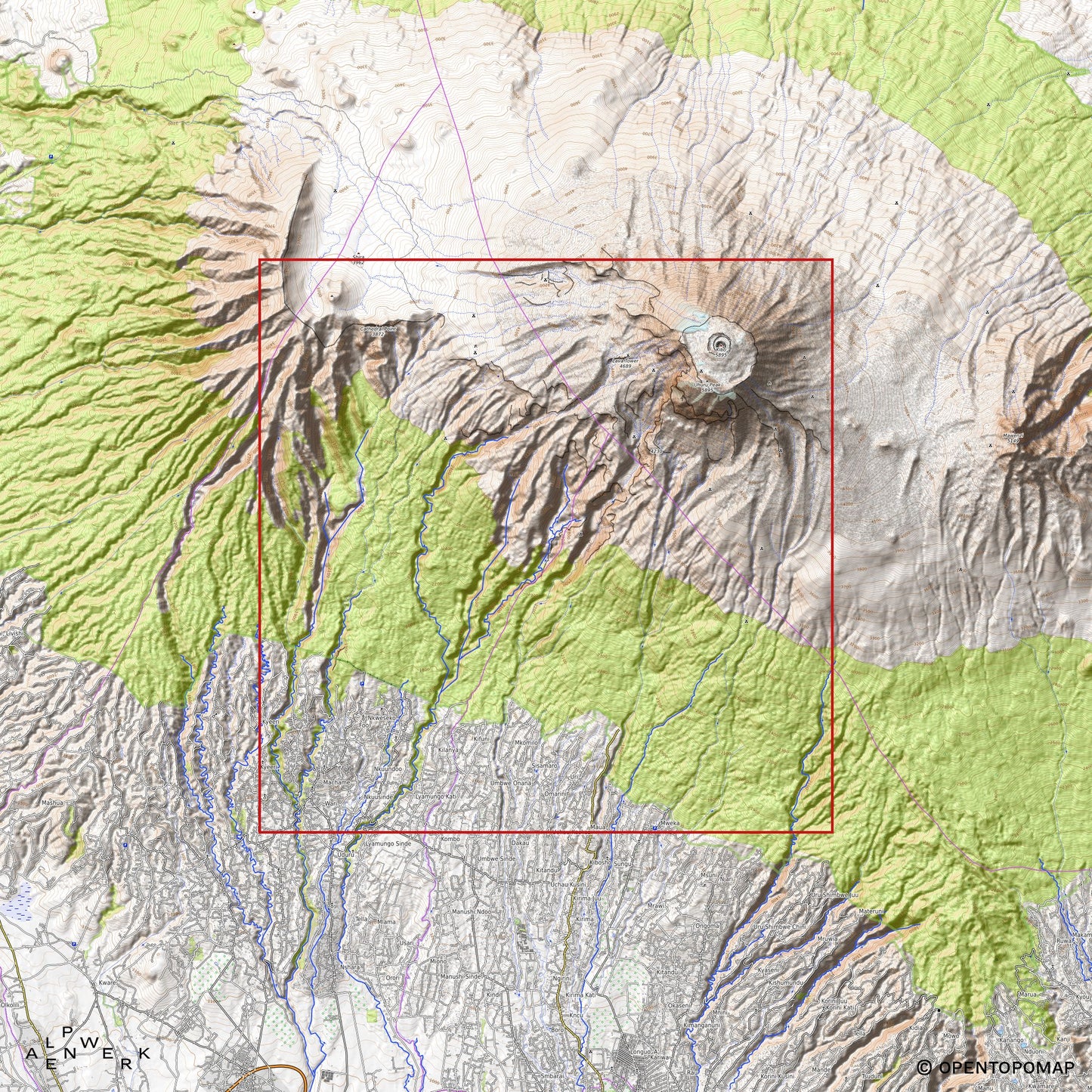 Bergrelief Track | Kilimanjaro | Machame Route