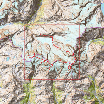 Bergrelief Track | Monte-Rosa-Runde | Spaghetti Tour