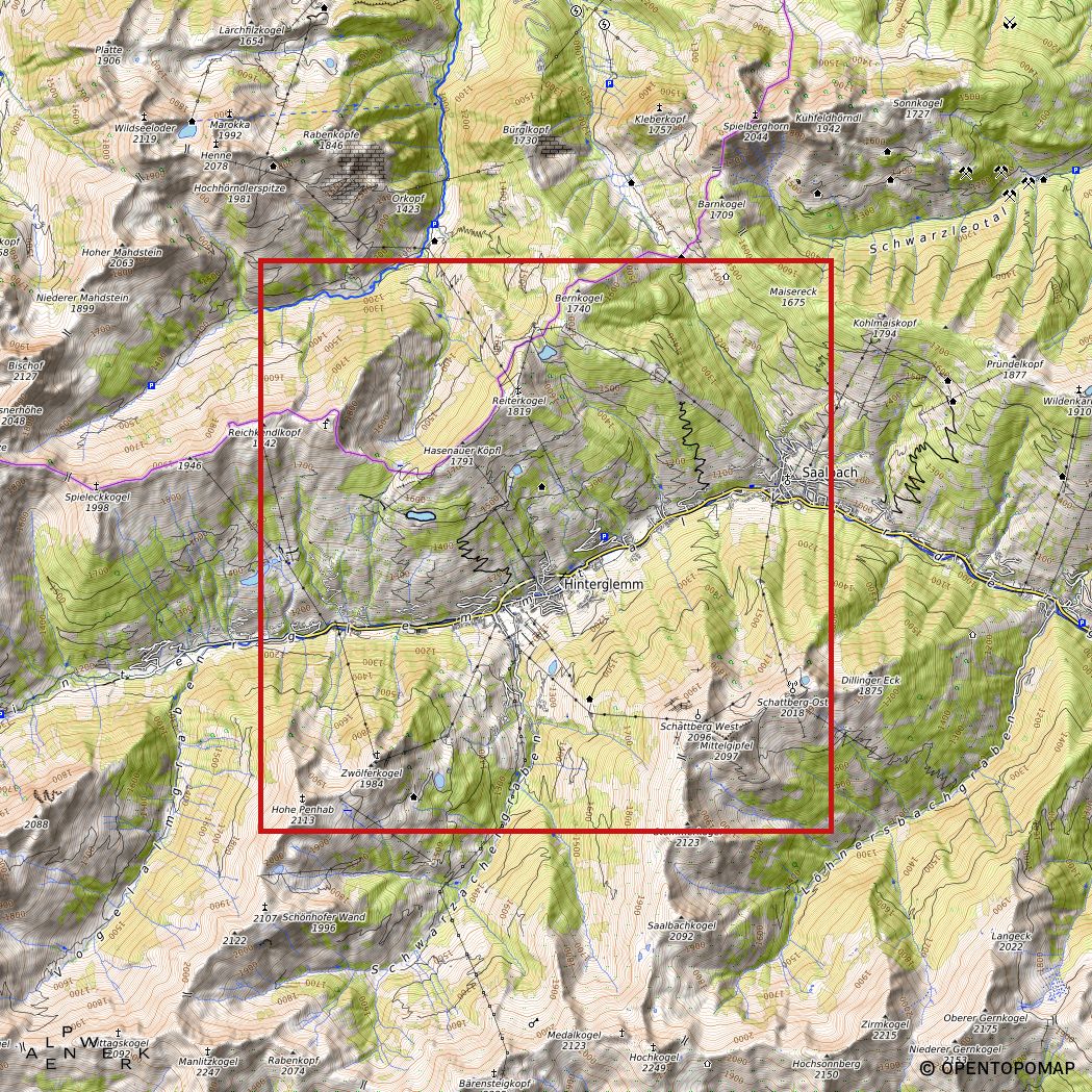 Bergrelief Track | Mountain Attack | Saalbach