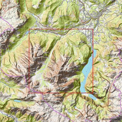 Bergrelief Natural | Watzmannüberschreitung