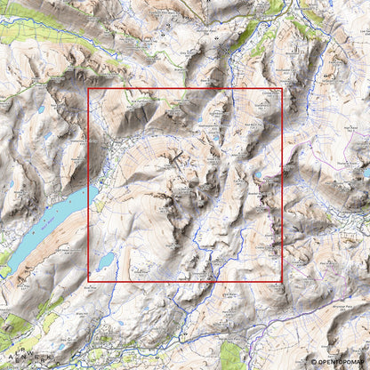 Bergrelief Classic | Scafell Pike