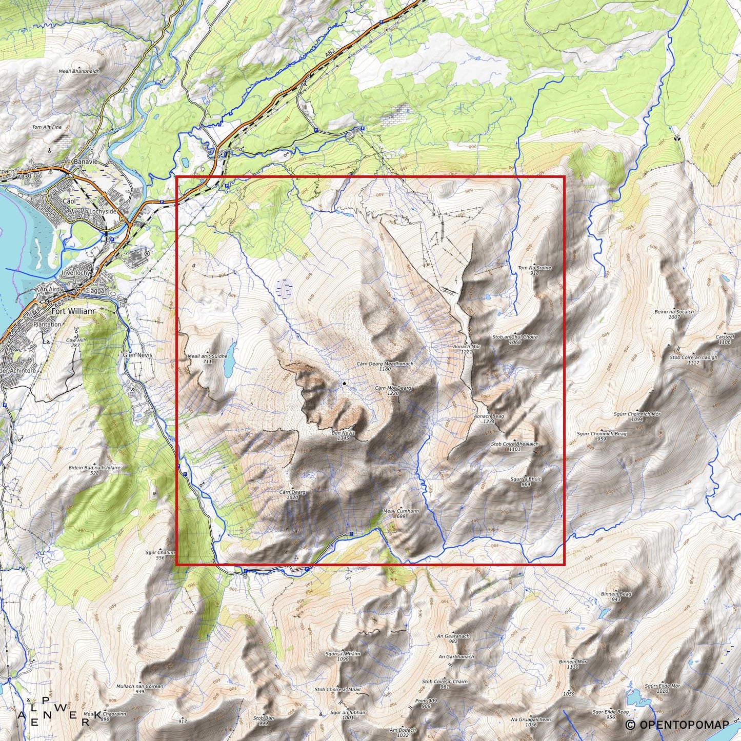 Bergrelief Classic | Ben Nevis