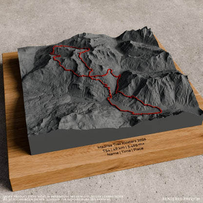 Bergrelief Track | Madrisa Trail Klosters | 2026