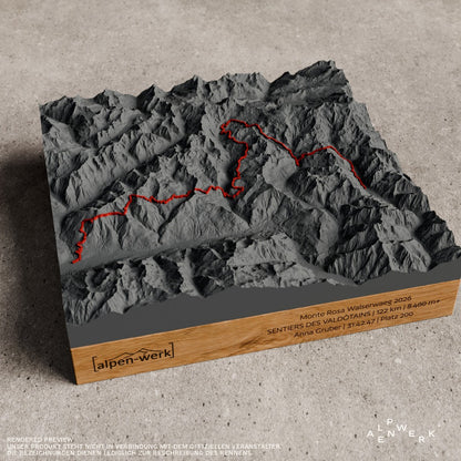 Bergrelief Track | Monte Rosa Walserwaeg | 2026