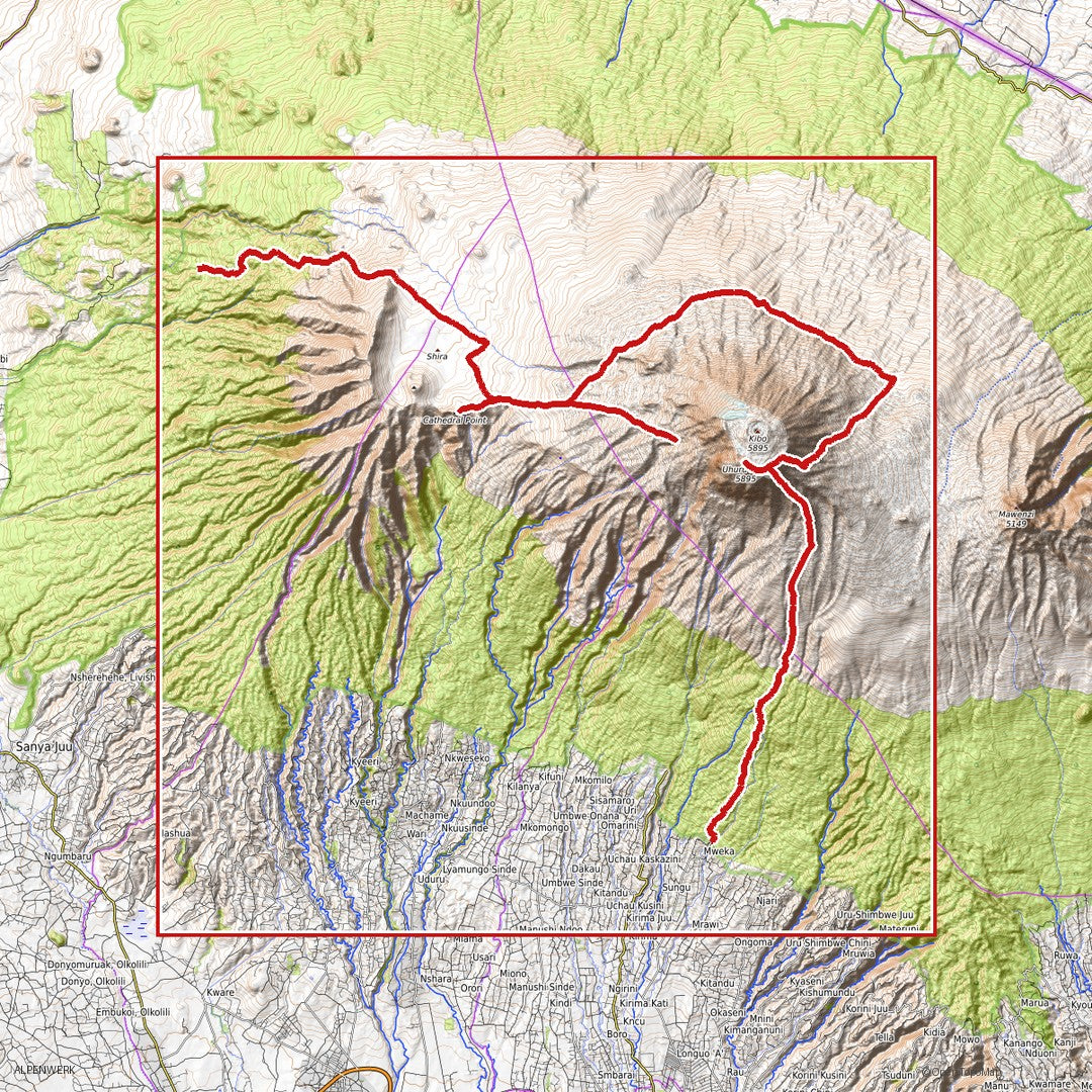 Bergrelief Track | Kilimanjaro | Northern Circuit Route