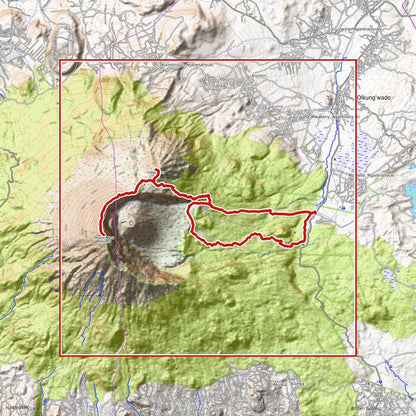 Bergrelief Track | Mount Meru