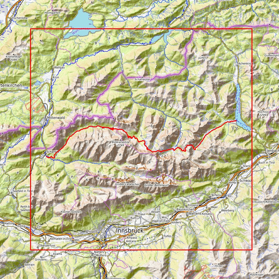 Relief Track | Karwendelmarsch