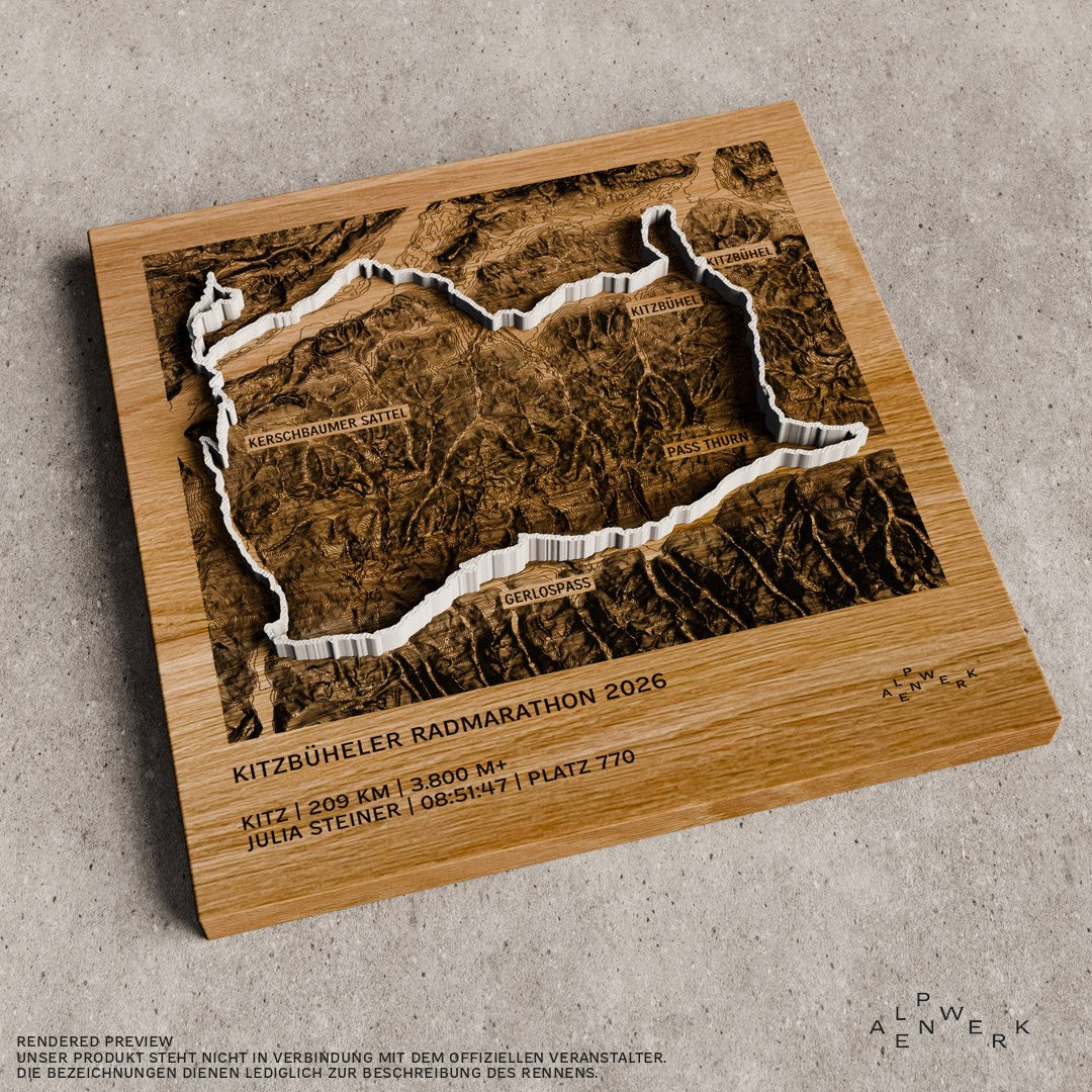 TrailMap | Kitzbüheler Radmarathon | 2026 — Kitz | 209 km | 3.800 hm