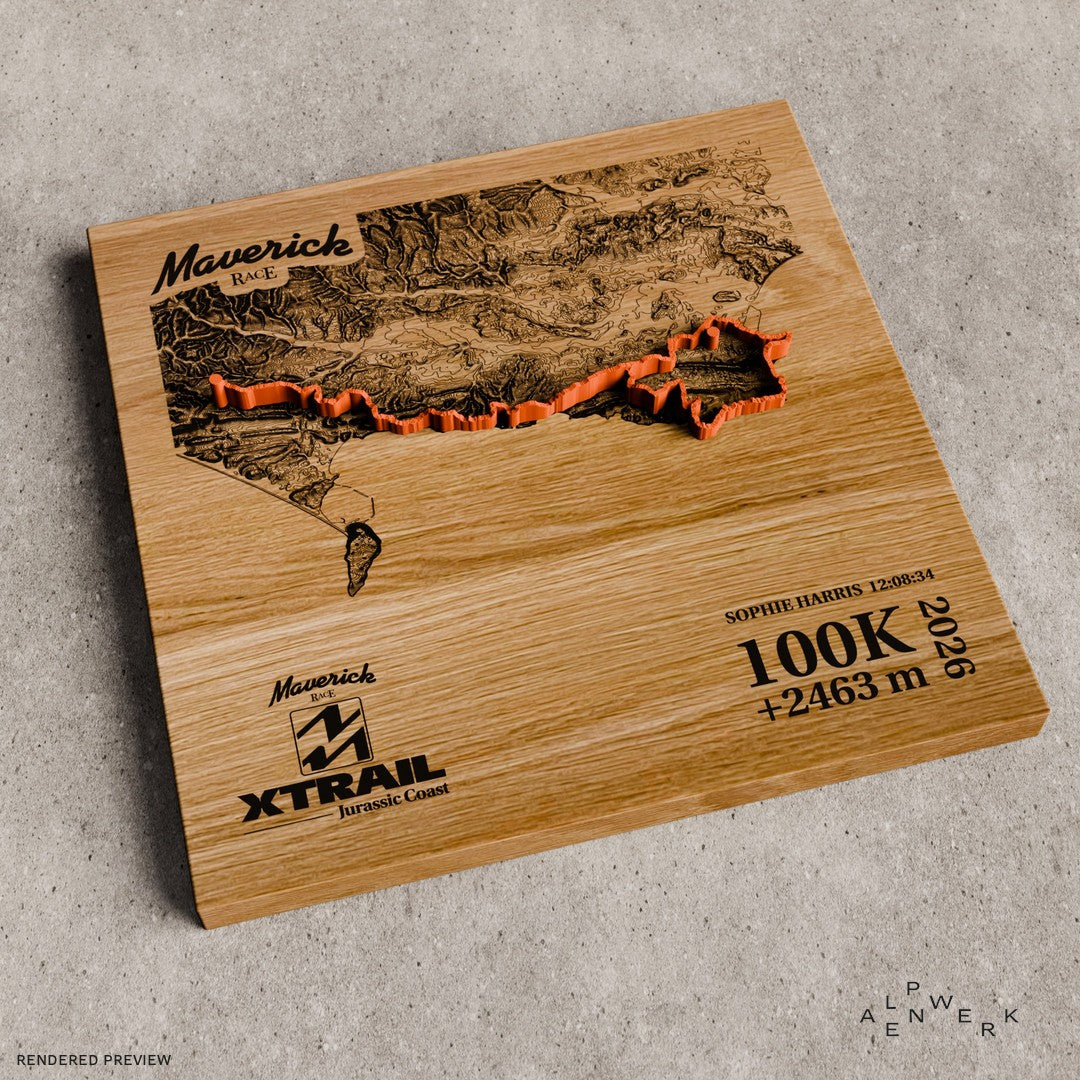 TrailMap | Maverick X-Trail Jurassic Coast | 2026: 100K | 100 km | 2,463 m