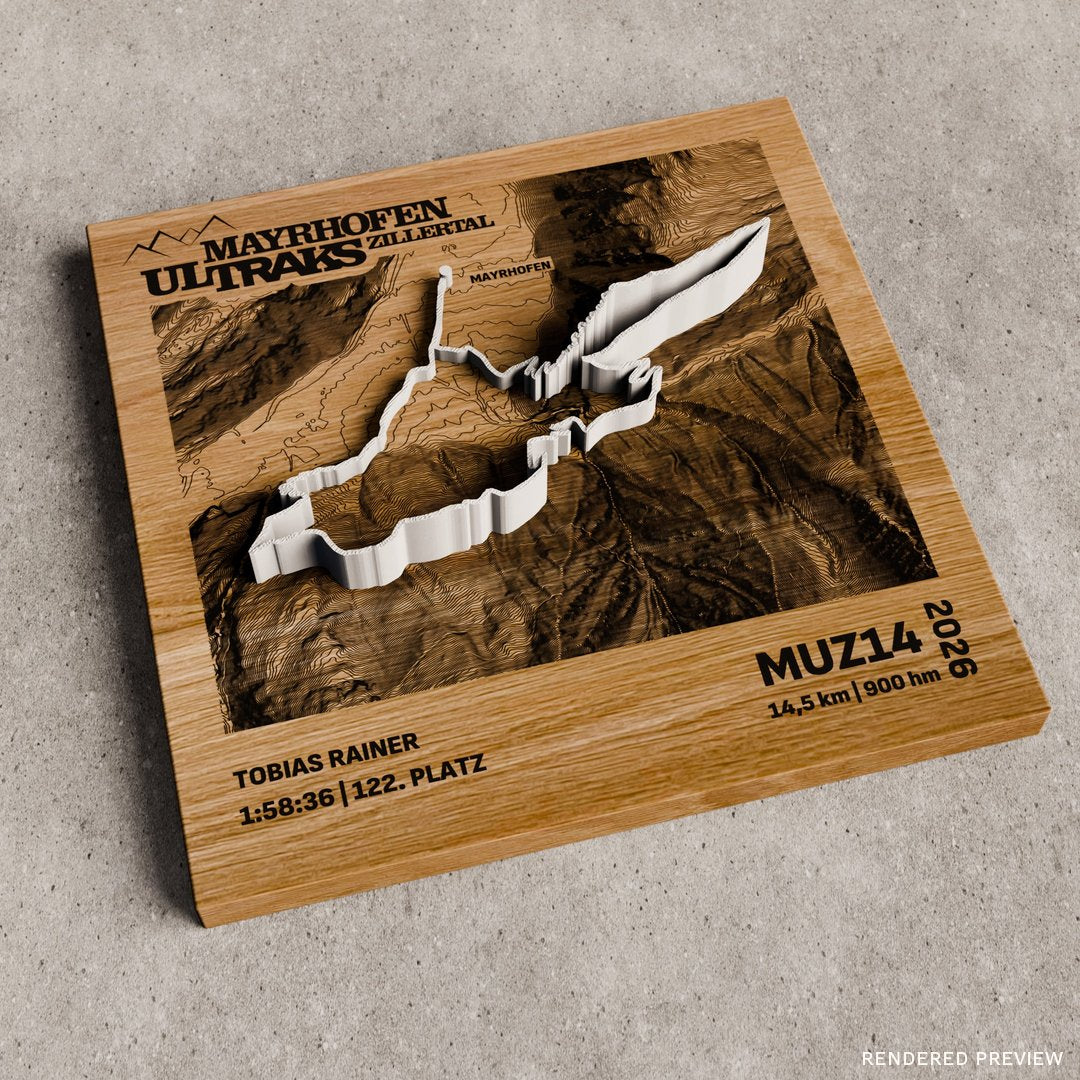 TrailMap | Mayrhofen Ultraks | 2026 — MUZ14 | 14,5 km | 900 hm