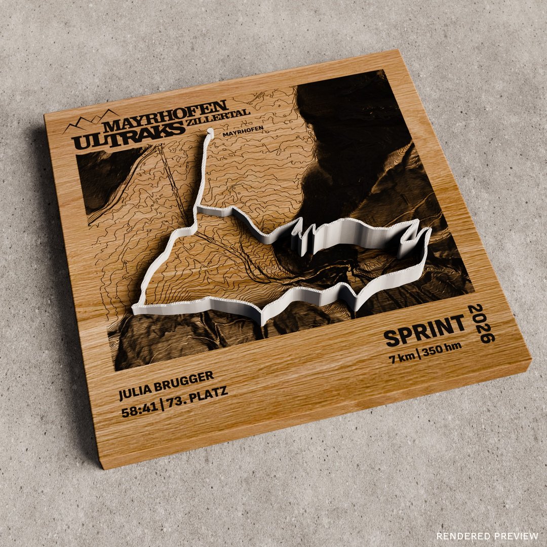 TrailMap | Mayrhofen Ultraks | 2026 — SPRINT | 7 km | 350 hm