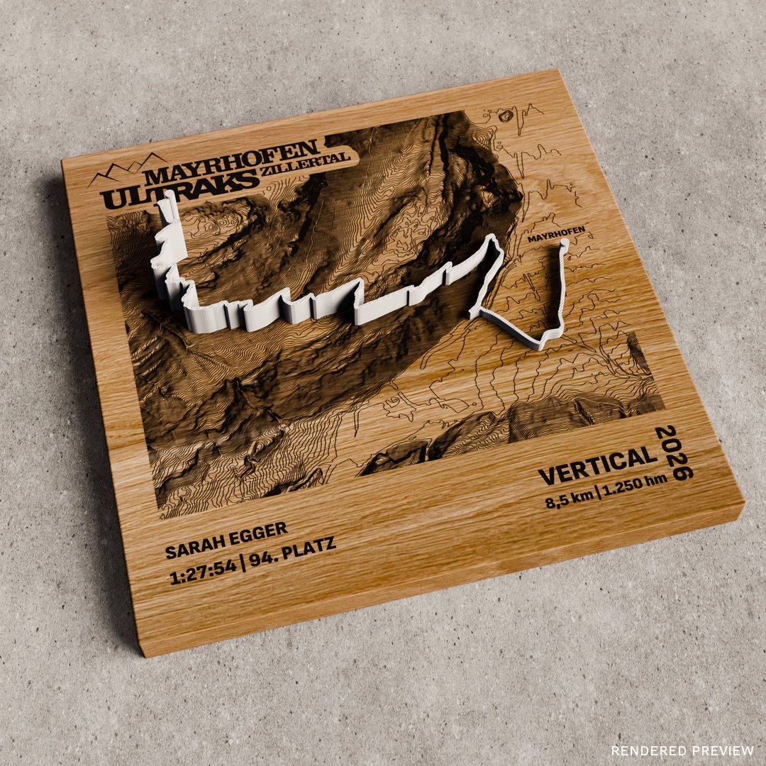 TrailMap | Mayrhofen Ultraks | 2026 — MOUNTOPOLIS VERTICAL | 8,5 km | 1.250 hm